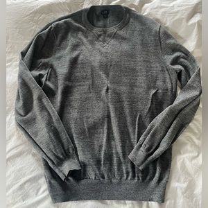 Grey J Crew Crewneck Sweater. Men’s size XL